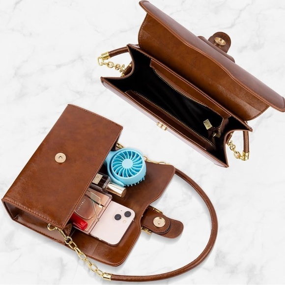 Crossbody/ shoulder woman’s leather bag - Picture 2 of 2